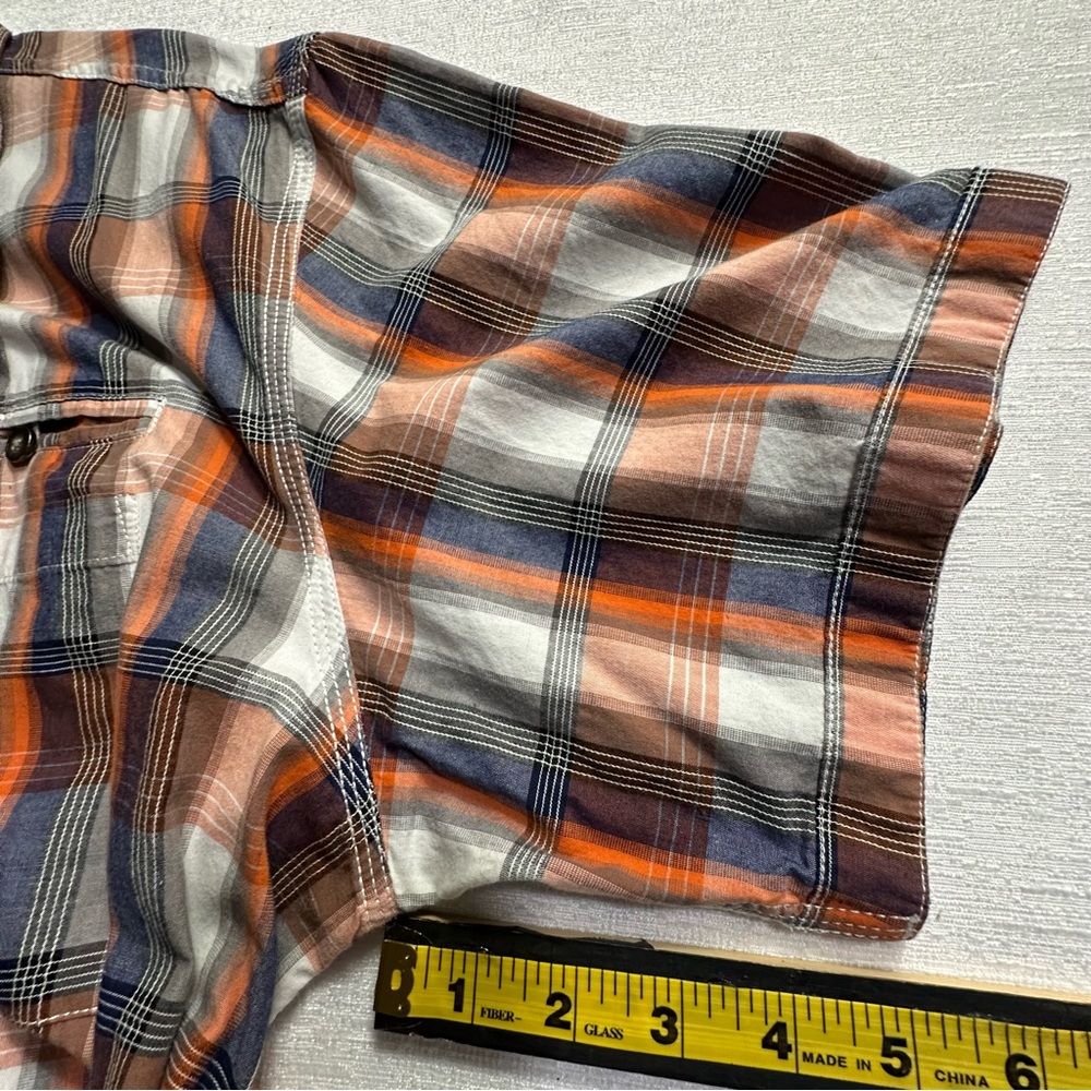 Dakota Grizzly Casual Men's Short Sleeve Button-up Plaid Shirt XXL - Picture 8 of 10